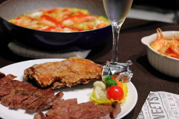 クリスマスの家庭料理