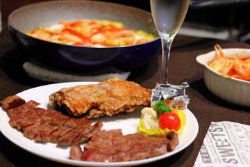 クリスマスの家庭料理