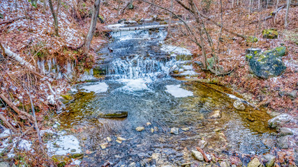 Northern stream in winter