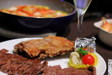 クリスマスの家庭料理