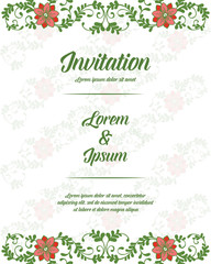 save the date cards invitation floral design vector illustration