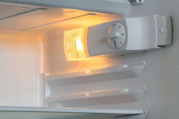  éclairage intérieur de réfrigérateur vide