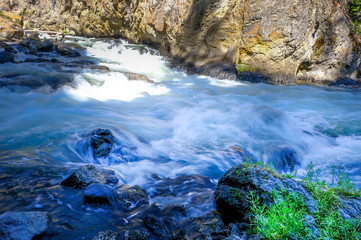Yellowstone River Waterfall