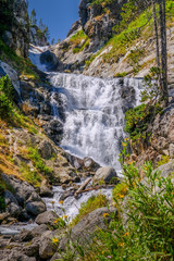Yellowstone River Waterfall