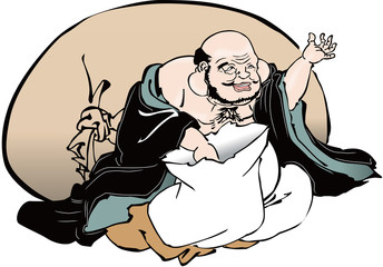 浮世絵　布袋　その2