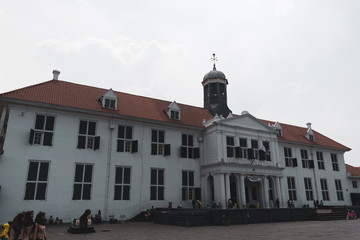 Obraz premium Jakarta History Museum building in Kota Tua Old Town Indonesia