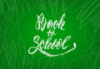 Back to school poster design.