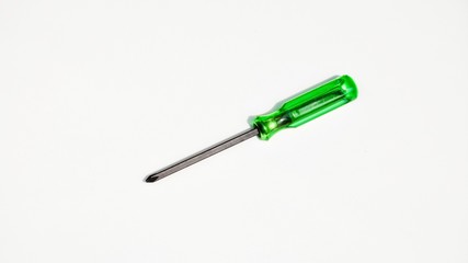 green screwdriver with shadow