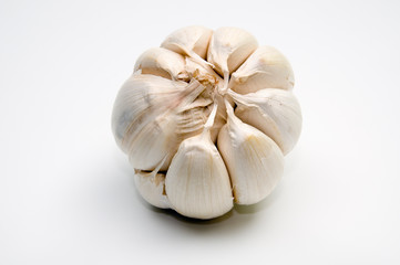 Garlic bulb and cloves
