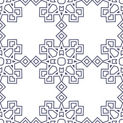 Vector abstract geometric islamic background. Elegant background for cards, invitations