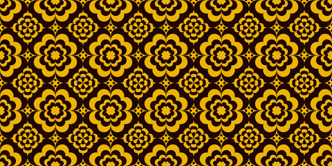 Retro background. Seamless pattern. Vector. レトロパターン