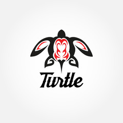 Tribal Turtle Tattoo Logo Sign Sybol Icon