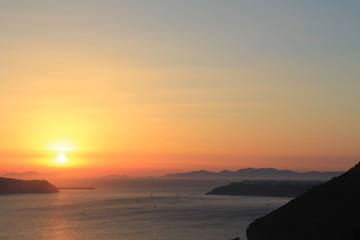 Sunset in Santorini