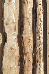 Naklejka premium Braune Holzbretter, Hintergrundbild, Textur