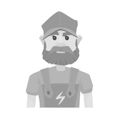 Isolated object of electricity and electric sign. Collection of electricity and energy vector icon for stock.