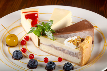 Cheesecake assortment