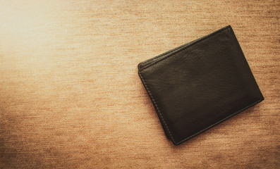 Genuine leather wallet.