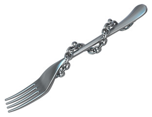 Fork Metal Chain Bind