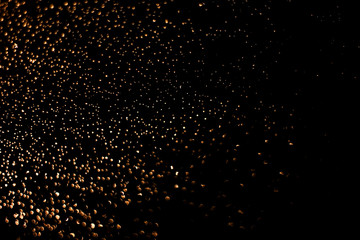Gold abstract bokeh background