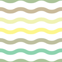 Seamless vector wave lines pattern gray, blue and white. Design for wallpaper, fabric, textile, wrapping. Simple background