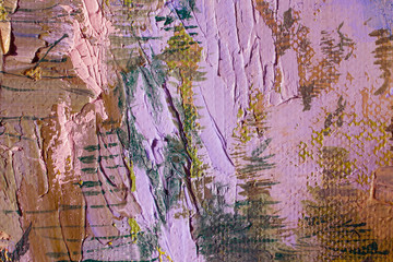 Artists oil paints multicolored closeup abstract background