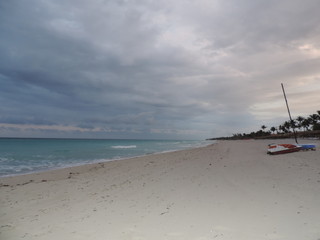 Beach and ocean in Cuba
