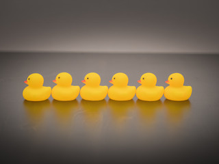 チームワークとアヒルのおもちゃ