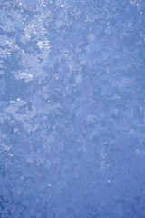 Fototapeta na wymiar patterns on frozen window