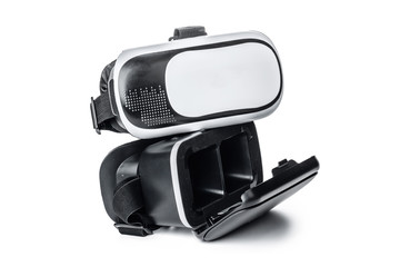 Fototapeta premium VR. Virtual reality glasses on white background