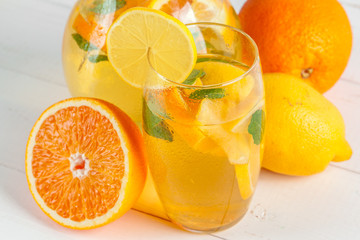 Citrus lemonade,summer drink.
