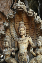 Holztempel, Sanctuary of truth, Naklua, Thailand