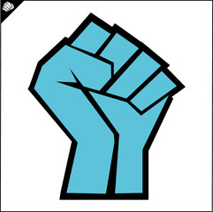 Martial art colored simbol design. Karate emblem.