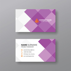 Fototapeta premium Creative business card design template