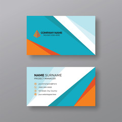 Naklejka premium Business card design template