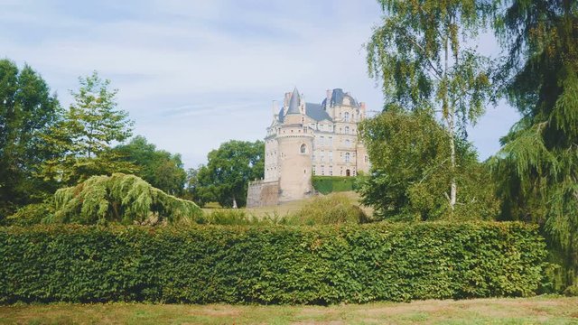 Chateau de Brissac in the Loire Valley of France