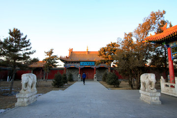 Gate of DaZhao Temple in Hohhot city, Inner Mongolia autonomous region, China