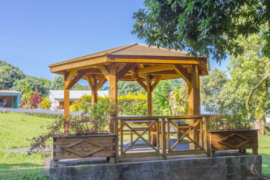 kiosque public de picnic, Bois Blanc, &icirc;le de la R&eacute;union