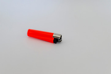 a small red lighter