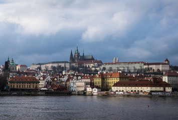 Naklejka na ściany i meble Prague castle, czech republic