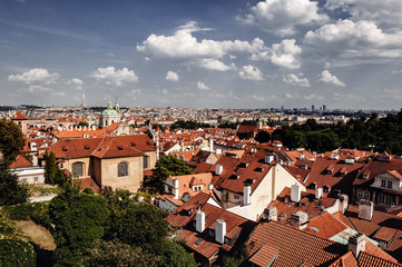 Fototapeta na wymiar Prague rooftops