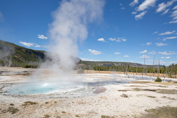 Black sands geyser basin