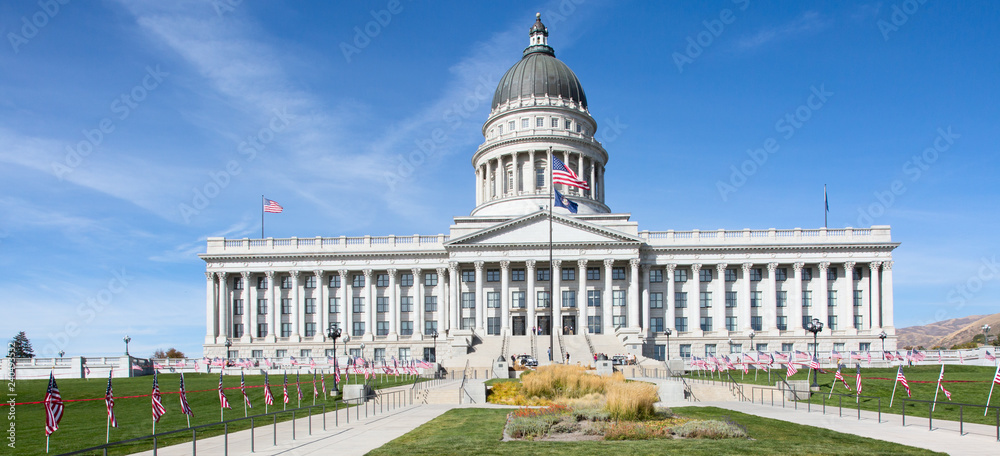 Wall mural utah state capitol