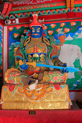 Buddhism god sculpture in the Five Pagoda Temple, China