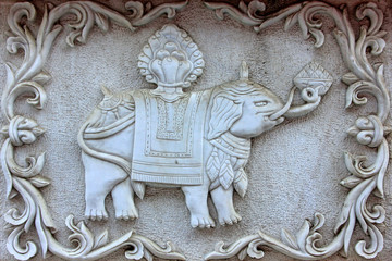 White marble sculpture