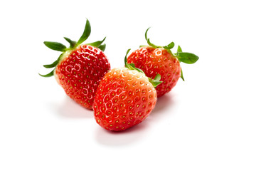 Strawberry With White Background 