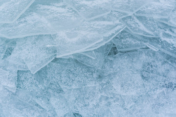 Light Blue Spring ice. Ice. background