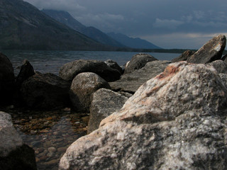 Fototapeta na wymiar Teton National Park, Jenny Lake, Wyoming