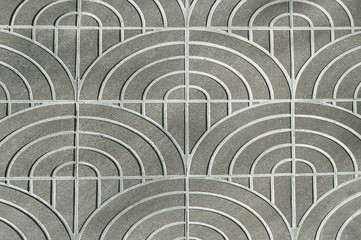 Grey pattern pavement background texture