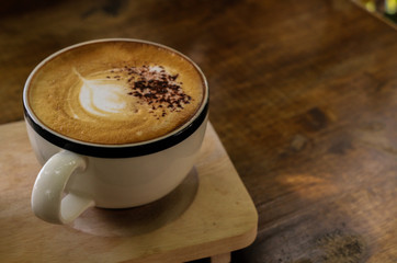 Hot Coffee on Table
