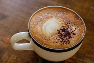 Hot Coffee on Table